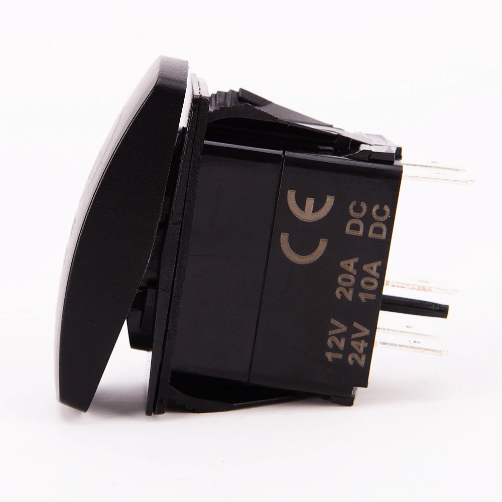 Лазерная Синий ON-OFF Rocker Switch ж/Перемычка 5Pin 20 А 12 Вольт СВЕТОДИОДНЫЕ Фонари-ЗОМБИ