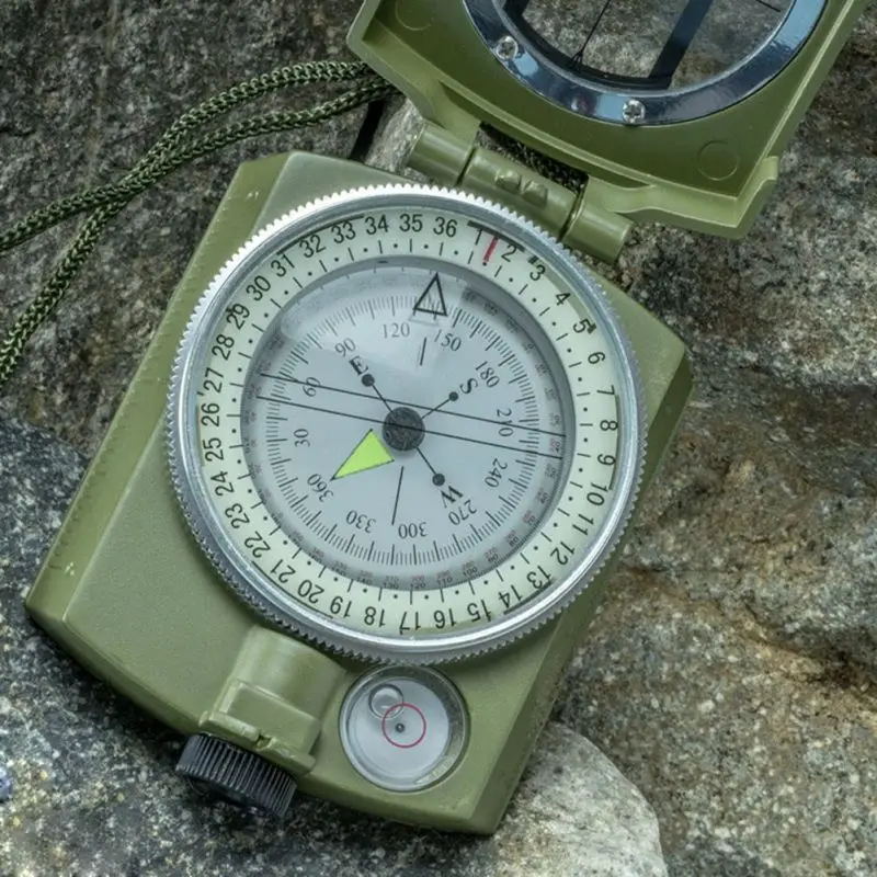 Naturehike Handheld Professional Mini Army Military Pointer Compass With Noctilucent Display For Outdoor Camp Hike Survival | Спорт и