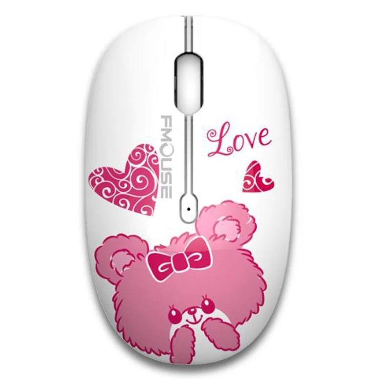 Беспроводная оптическая игровая мышь геймер для ноутбуков и настольных