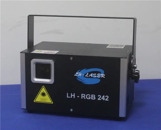 Лазерный светильник RGB 2 Вт 2000 МВт с высокой мощностью для дискотек и вечеринок