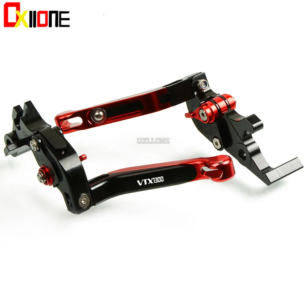 Для Honda VTX 1300 Retro 2003 2009 2004 2005 2006 2007 2008 CNC мотоциклетные сцепные рычаги регулируемые