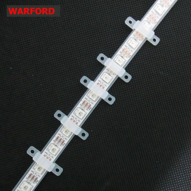 1000 pcs 8mm/10mm/12mm Silicon Clip LED chip connector With 2000pcs for Fixing WS2812B/ WS2811 /LPD6803/3528/5050/ Strip | Лампы и