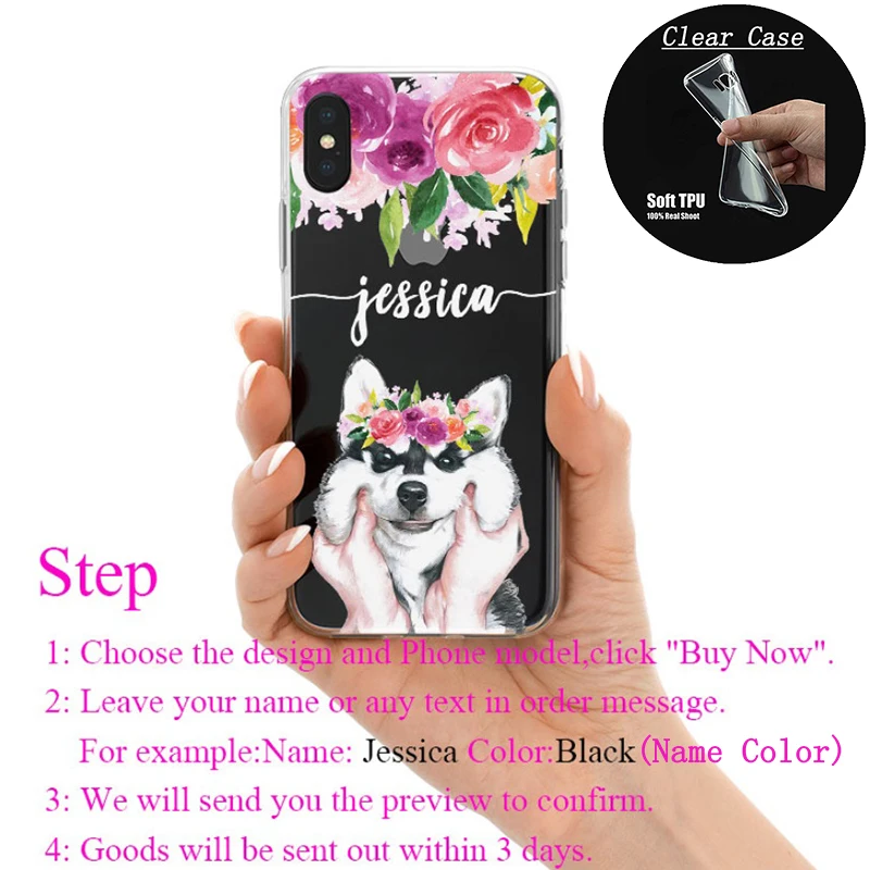 DIY Name Fashion Custom Design Print Case Cover For iPhone 11 Pro XS XR Max 5 5s SE 6 6s 7 8 Plus X Customized Soft Silicone TPU |