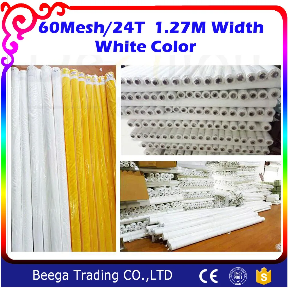Трафаретная сетка из 100% полиэстера 127 см ширина 60 (24 т)|mesh screen printing|mesh silk screenmesh |