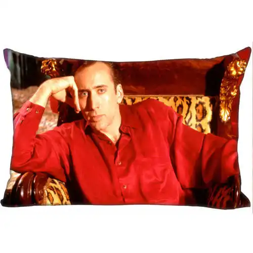 Лучшие наволочки на заказ nicolas cage_1(1) прямоугольная Наволочка на молнии для спальни@ 1205-05-06-291 - Цвет: Pillowcase