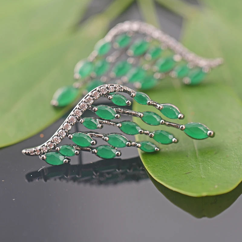 Женские серьги гвоздики с крыльями ангела YAN MEI 2 цвета 2017|fashion stud earrings|stud earringsstatement
