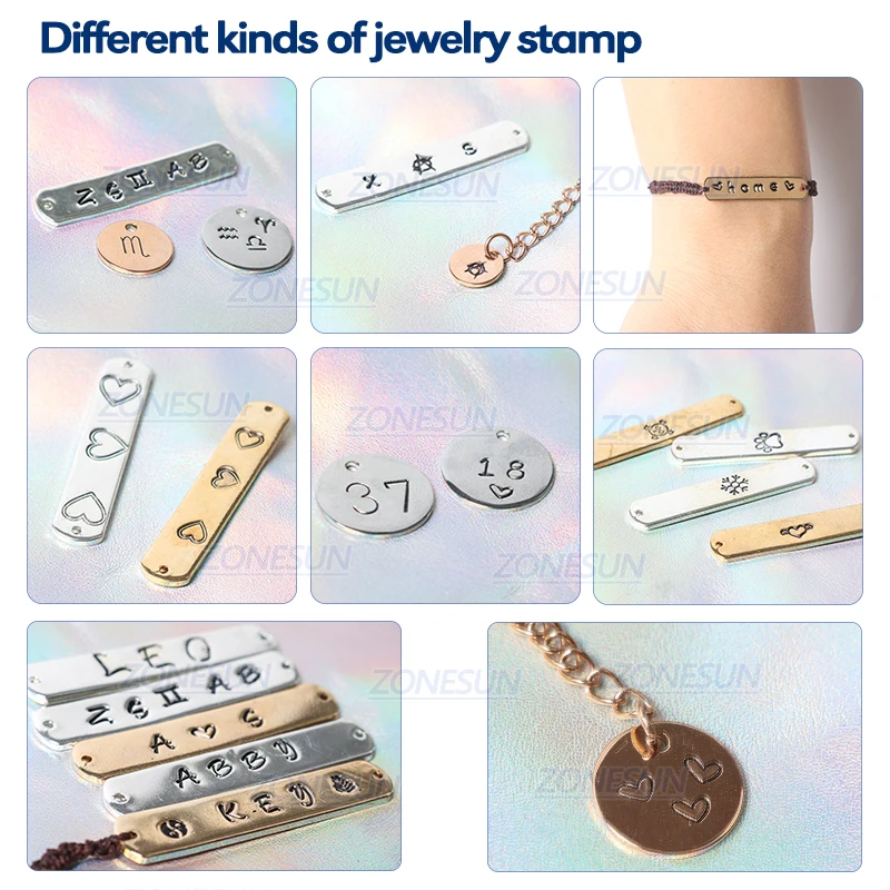 ZONESUN 12 шт. ювелирные изделия металлические марки римские нубералы символ кожаный