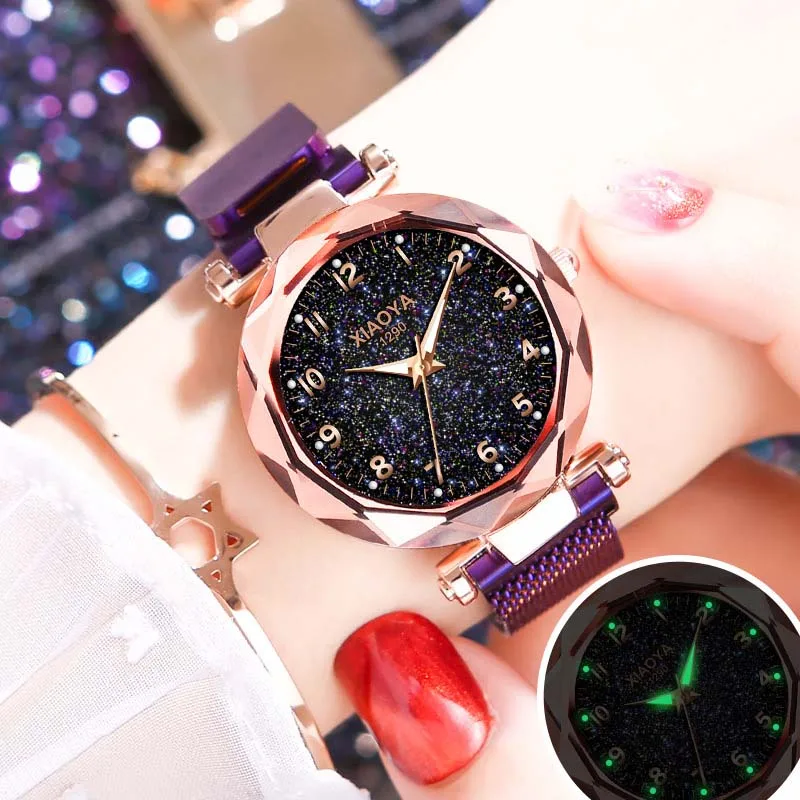 Purple XY1290 BINZI брендовые женские кварцевые часы обладают водонепроницаемым корпусом и прекрасно дополнят ваш неотразимый образ - Цвет: Purple XY1290
