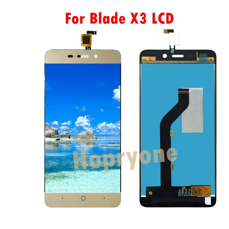 Для ZTE Blade X3 ЖК дисплей D2 T620 A452 с кодирующий преобразователь сенсорного экрана в
