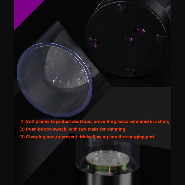 Современное меню освещение для еды 7 цветов меняющаяся креативная ресторанная