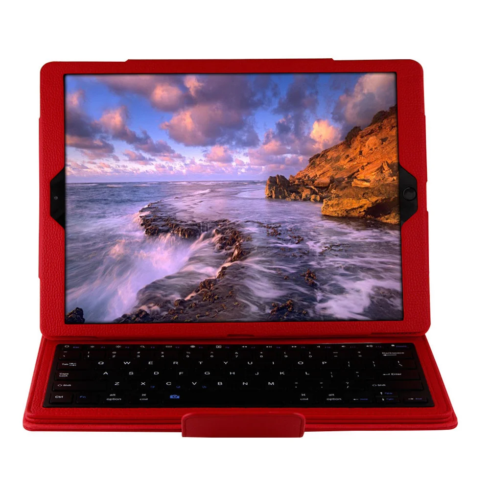 

Kemile Bluetooth Keyboard For iPad Air& air 2 Wireless Keyboard For ipad pro 9.7 &For New iPad 2017 PU leather Case Cover A1566