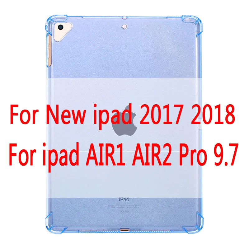 For ipad 9.7 inch Чехол для нового iPad 9,7 ''прозрачный силиконовый чехол с подушкой безопасности для iPad Air 1 2 Mini 5 4 3 2 чехол для iPad 10,5'' - Цвет: For ipad 9.7 inch