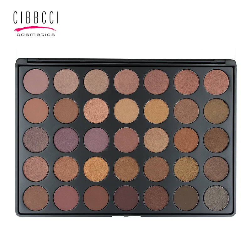35 цветов Палитра теней для век Earth Natural Shimmer Brand CIBBCCI Matte beauty Eyes Makeup Eye shadow Cosmetics 6