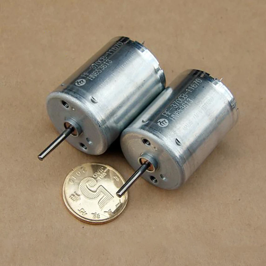 370 11670 мотор металлической щетки DC 12V 24V высокий крутящий момент Mute микро для