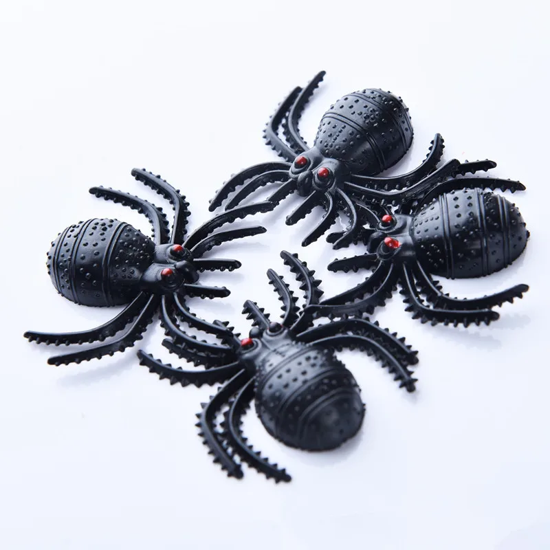 10 шт. имитация паука приколы игрушки ПВХ искусственное насекомое модель