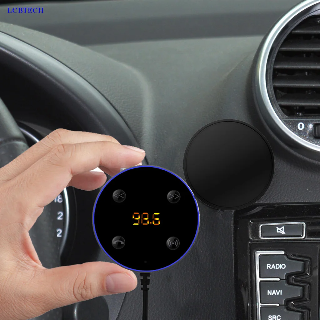 Bluetooth 3 0 fm-передатчик JRFC02 fm-радио AUX Интерфейс 5 мм аудио кабель автомобильный