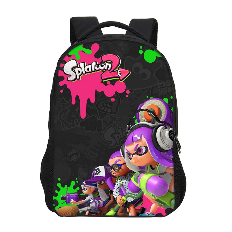 Хайнс Орел Фанни аниме печать Splatoon 2 рюкзаки для девочек мальчиков Bookbag сумка