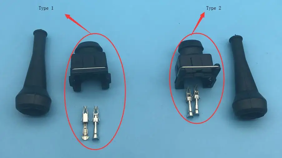 827551-3/828657-3 герметичный EV1 PA66 2 контактный заглушка инжектора топлива Tyco/amp Авто