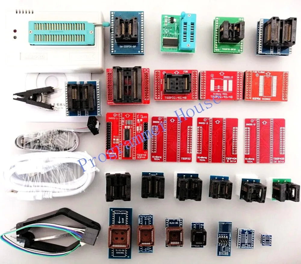 Оригинальный V10.35 TL866II Plus TL866A TL866CS USB Универсальный программист Bios/ECU Программатор +