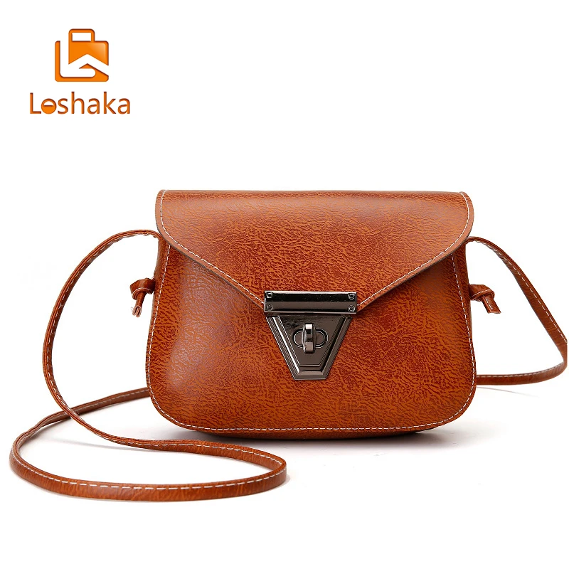 Loshaka Women Messenger Bags High Quality Cross Body Bag PU Leather Mini Female Shoulder Handbags 2017 Global Shopping | Багаж и сумки