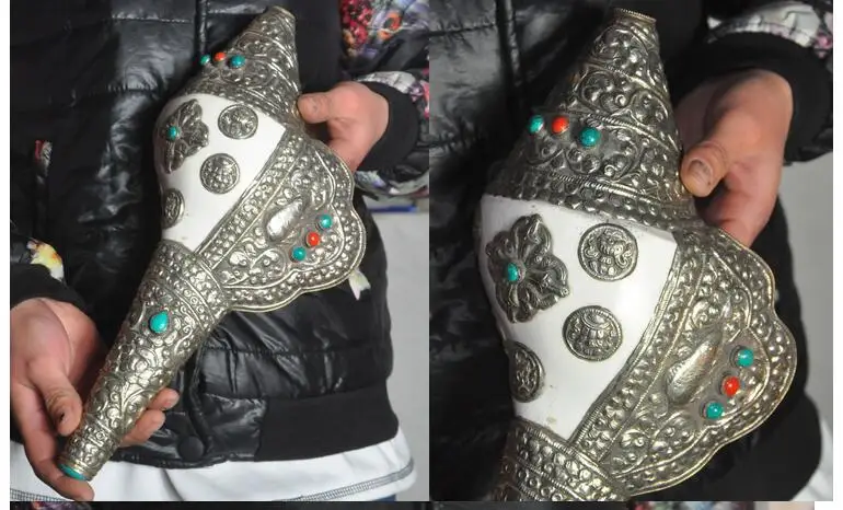 Декоративная ручная работа из непалы Тибета старое серебро буддизма