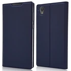 Ударопрочный кожаный чехол XA1 для Sony Xperia L1 XA XA1 Plus XZ Premium XZS X Performance Z5 XZ1, компактный мужской чехол для телефона