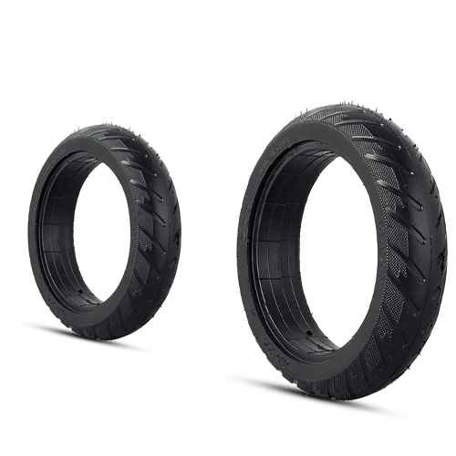 2pcs solid tire Высококачественные цельнолитые резиновые шины для Xiaomi M365 электрический скутер аксессуары бескамерные непневматические полые шины прочный поглотитель - Цвет: 2pcs solid tire