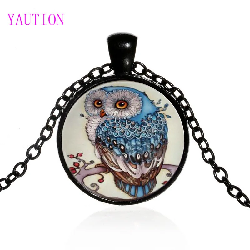 Женское ожерелье с подвеской в виде совы 3 цвета|fashion necklace|necklace fashionnecklace wholesale |