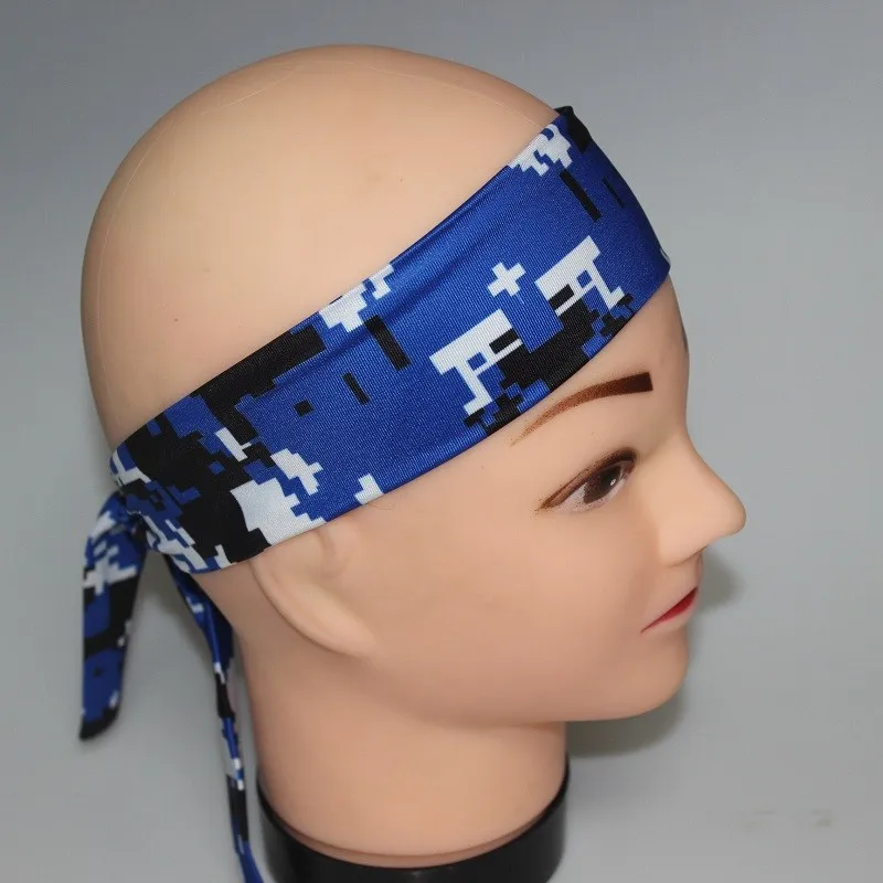 Оранжевый черный белый бейсбольный Софтбол галстук для головы сделай сам