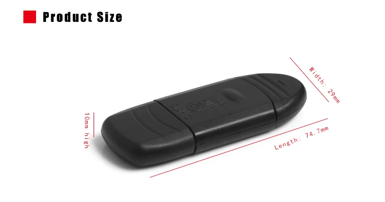 Kawau USB 2,0 C299 кард-ридер карта памяти SD MMC один слот для карт Поддержка до 64 Гб одиночный кард-ридер для компьютера
