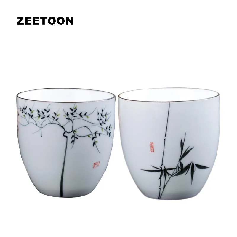 70 мл китайский стиль чайная чашка Ручная роспись керамические фарфоровые чашки