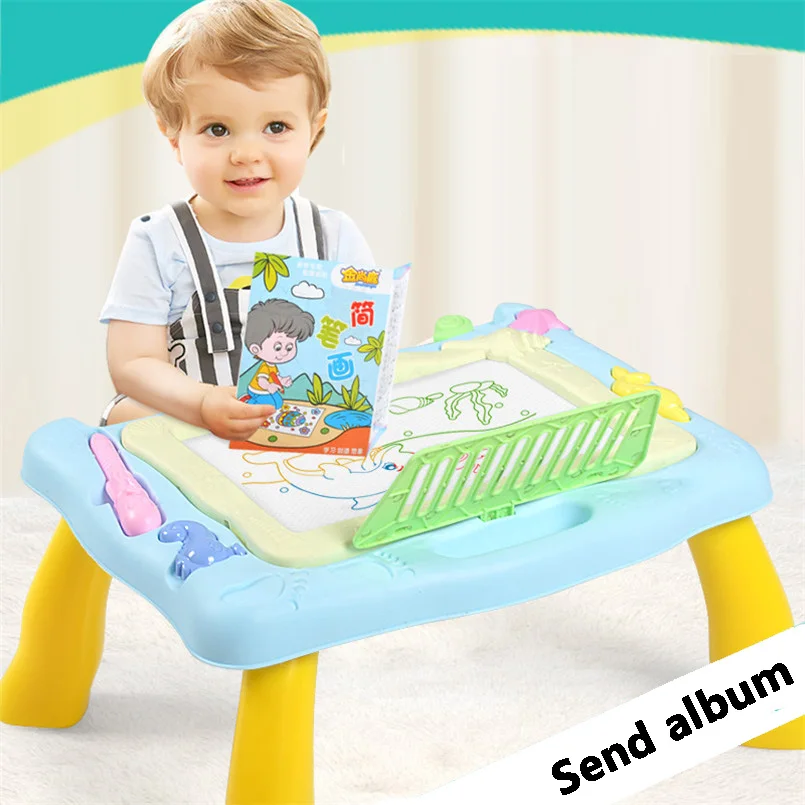 

Multi-Function Magnetic Drawing Board Desk Toys Table Set Diy Painting Writing Child Preschool Educational Learning Toys For Kid