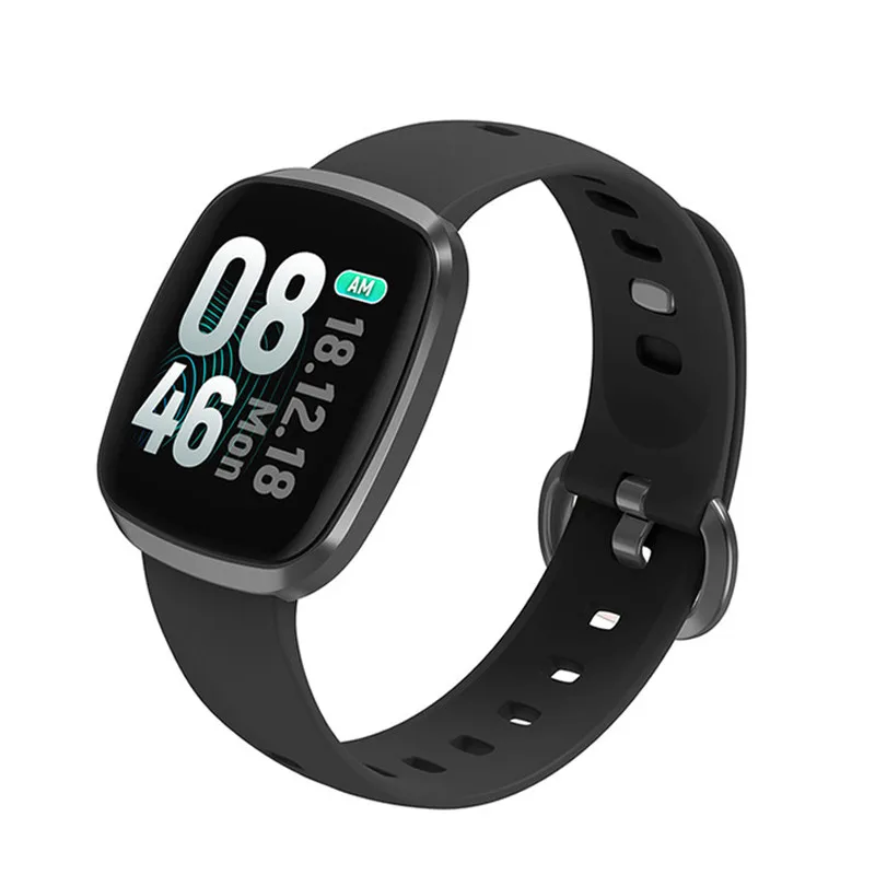 Space gray GT103 Full Touch Смарт часы ультра тонкий шагомер кровяное давление монитор сердечного ритма Smartwatch для мальчиков девочек мужчин женщин - Цвет: Space gray