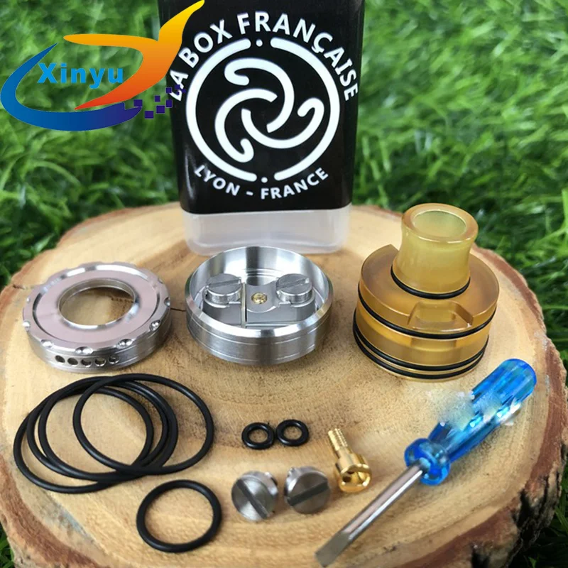 Le dripper rda rta от la box française 22 мм 316 нержавеющая сталь контроль потока воздуха