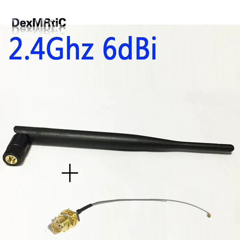 Wifi антенна 2 4 Ghz 6dbi с высоким коэффициентом усиления Omni SMA разъемом усилитель