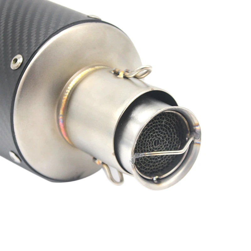 ZS Racing 51 мм передний конец дБ убийца для мотоцикла Akrapovic глушитель дБ убийца катализатор глушитель шумоподавитель