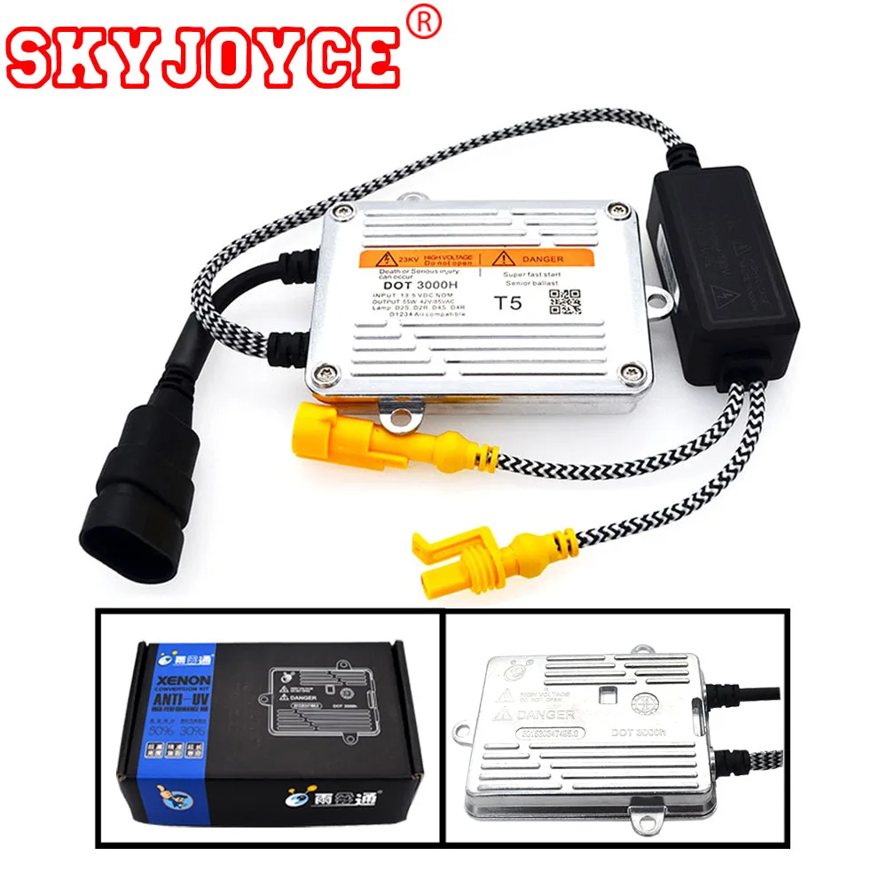 SKYJOYCE 10X HID балласт 55 Вт блоки зажигания T5 DLT тонкий цифровой для hid комплект