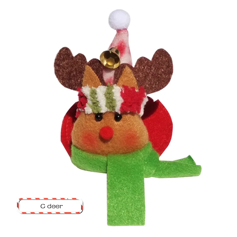 1 шт круглые подставки для рождественской вечеринки подстаканник Санта Клауса