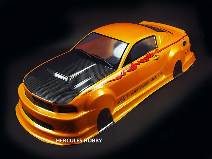 Корпус радиоуправляемого автомобиля 1:10 ПВХ окрашенный ширина 200 мм кузова 1/10 для