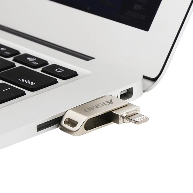 USB флеш накопитель Kismo OTG 32 128 ГБ для iPhone X 8 7 6 Plus 6S iPad Mini Air|USB флэш-накопители| |