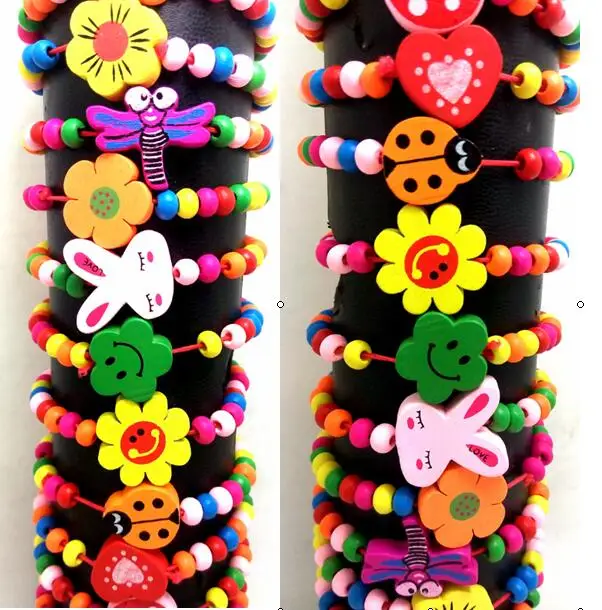 150 шт. детские деревянные браслеты 12 видов|bracelet designer|bracelet wholesaledesigner bracelet |
