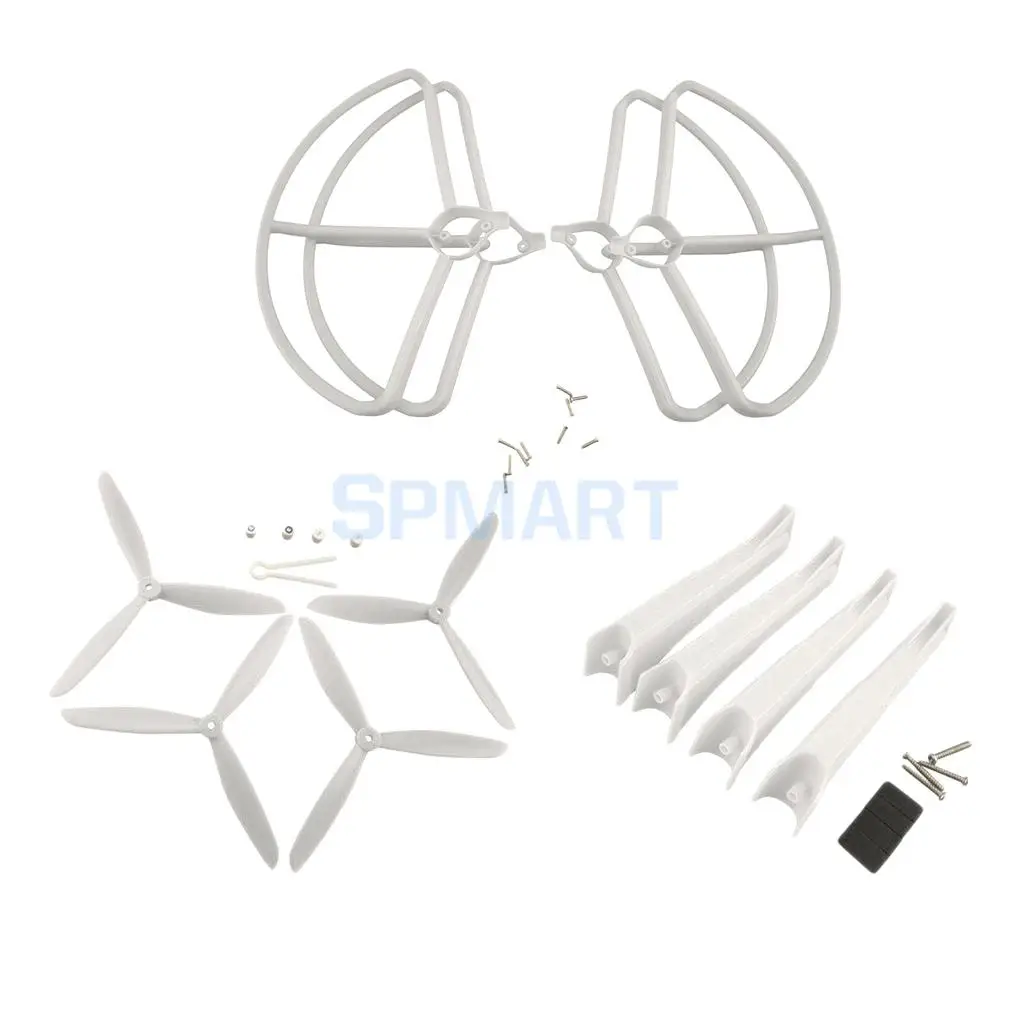 Набор пропеллеров и шасси защитная крышка кольца для Hubsan X4 H501S H501C RC Racing Drone Quadcopter