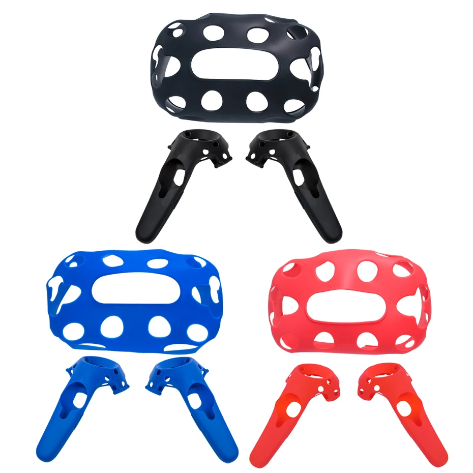 Силиконовый защитный чехол со шлемом для гарнитуры Htc Vive Pro с ручкой контроллера