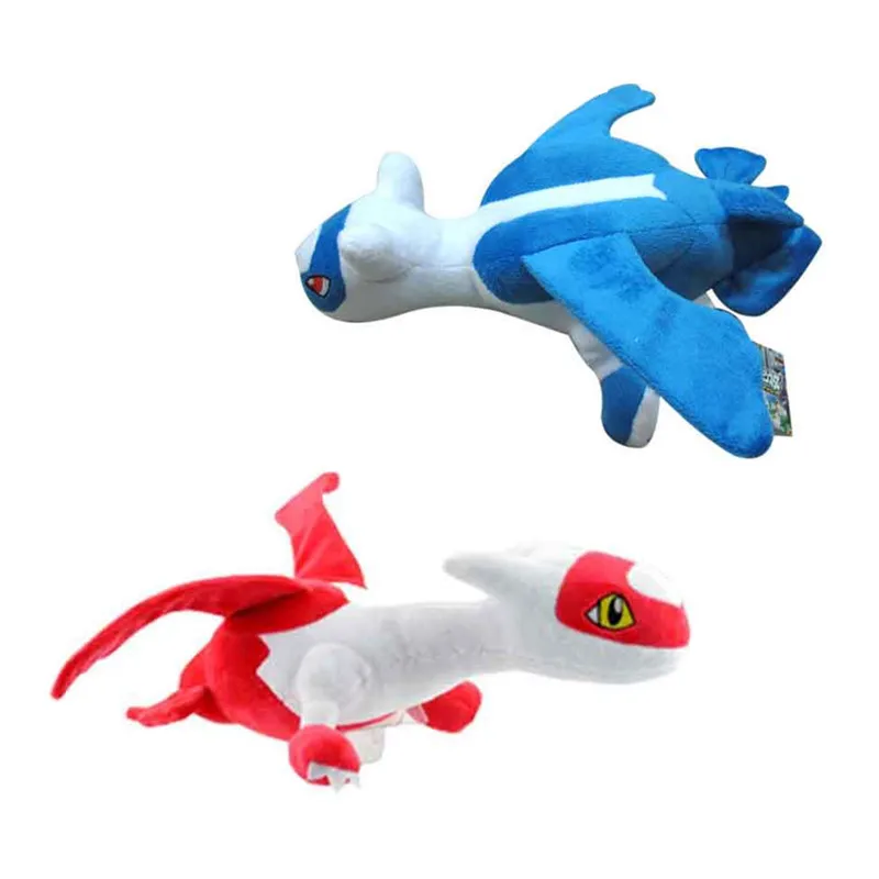 Карманный Монстр Latias прекрасный плюшевый дракон игрушки для малышей синий и