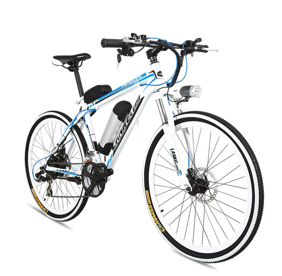 Умный электрический велосипед 2 колеса Электрический взрослый горный 26 дюймов 36