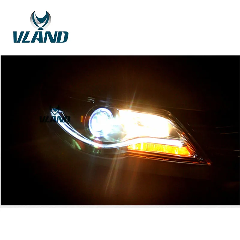 VLAND фабрика для автомобиля фара Tiguan фар 2010 2011 2012 светодиодный дневной свет с H7 би