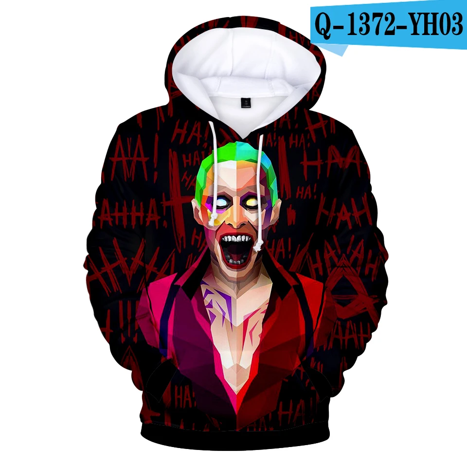 YH03 haha joker, толстовка с 3D принтом, толстовки для мужчин и wo, для мужчин, в стиле хип-хоп, забавная Осенняя уличная одежда, толстовки, Толстовка для пар, одежда - Цвет: YH03