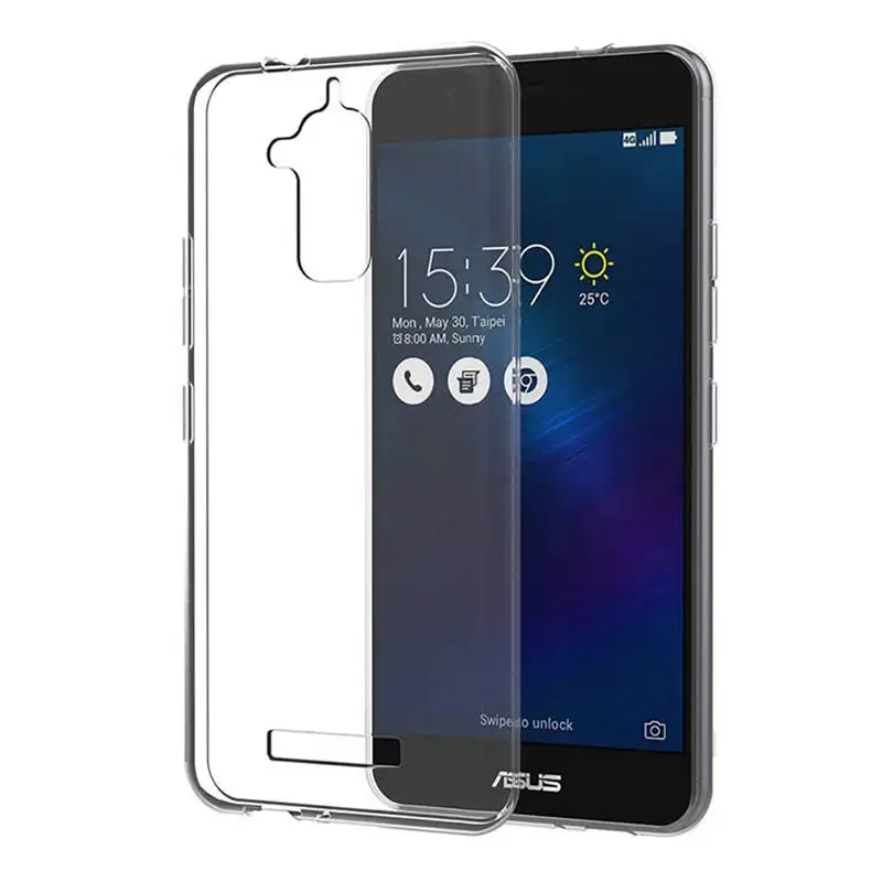 Мягкий прозрачный ТПУ силиконовый чехол для Asus Zenfone 3 Max ZC520TL ZC ZC520 520 520TL TL X008D X 008D
