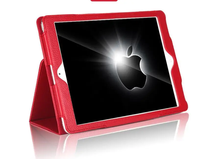 Для Apple iPad Air 1 чехол с откидной подставкой кожаный чехол для Apple iPad Air 1 планшет Capa Fundas Coque+ стилус защита экрана - Цвет: Красный