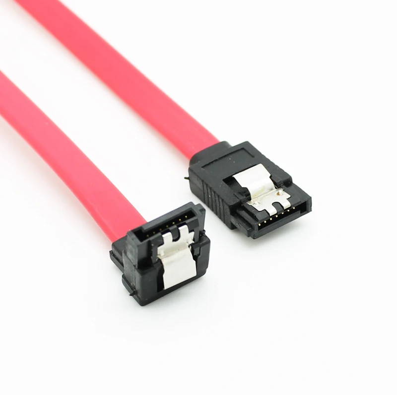 Быстрый SATA кабели SSD HDD HD Жесткий диск 7pin кабель под прямым углом последовательный